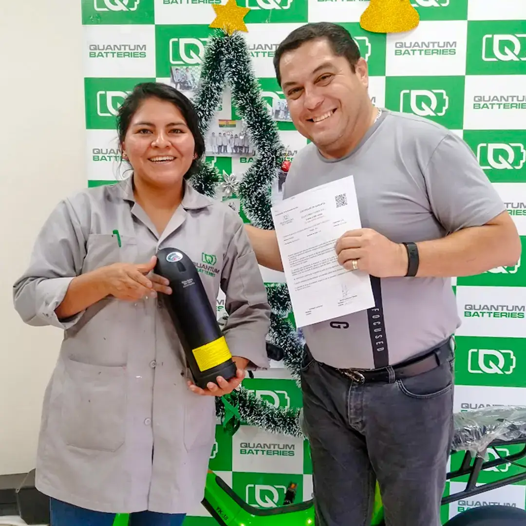 Entrega de batería para bicicleta